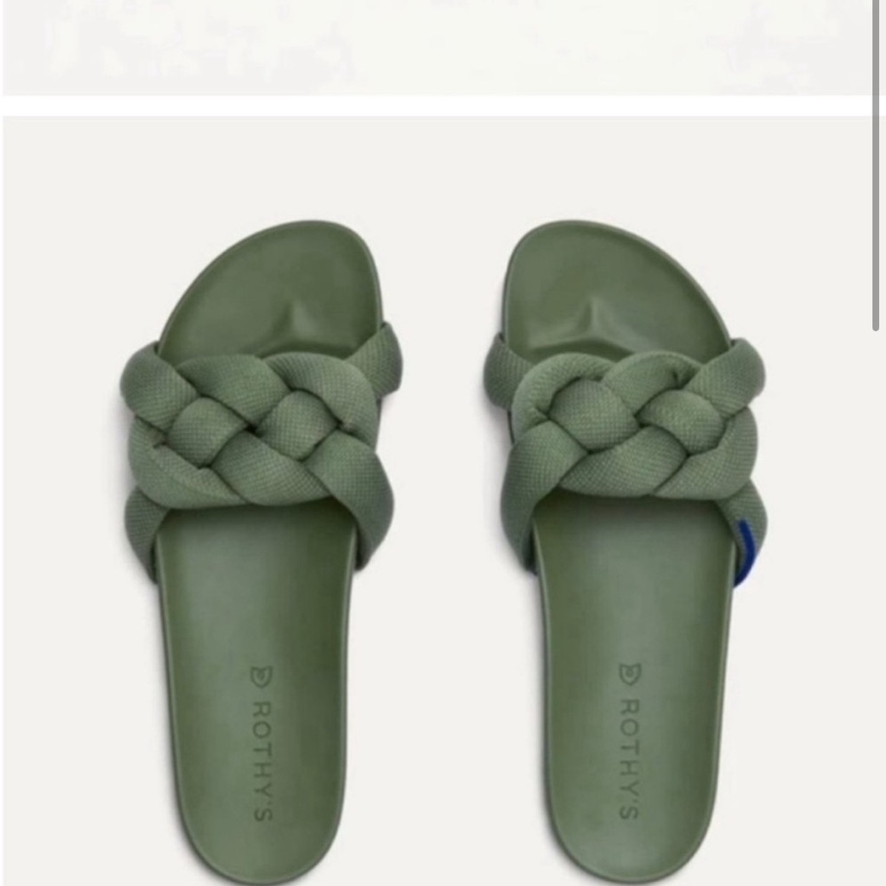 Rothy's Bubble Sandal in Green for Casual Wear